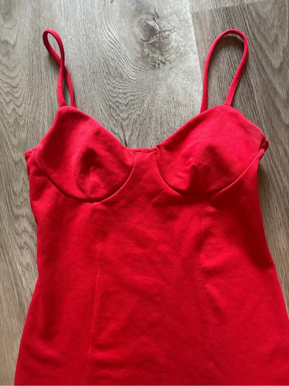 Red Mini Dress - Picture 2 of 6